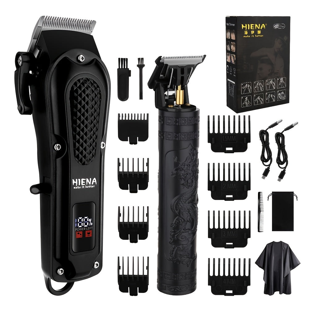 Cortapelos profesional para hombres inalámbrico con batería de litio recargable por USB 1500mAh regalo