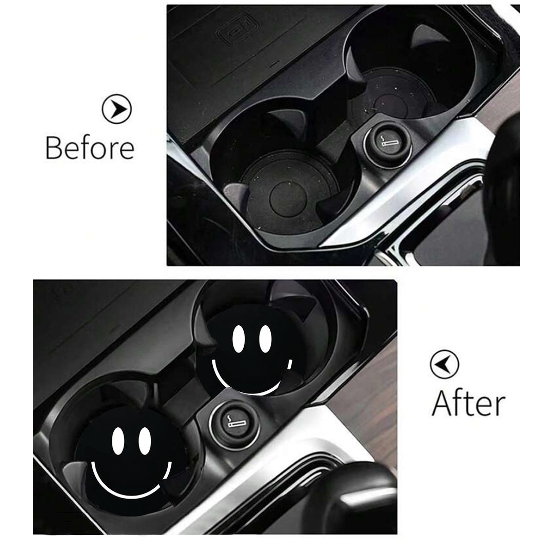 2 dona Sponj kauchuk avtomobil stakan tutqichlari, universal, sirpanmaydigan, suv uchun halqalar matolari