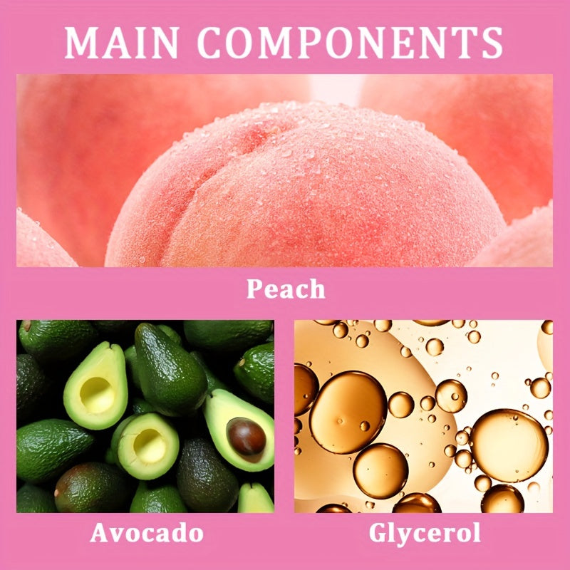 Unisex Hair Removal Cream Peach Scent 100g Gentle Pain-Free Fast-Acting