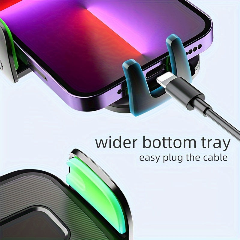 Barcha telefonlar uchun universal avtomobil telefon o'rnatgich vent klipi, qo'ldan ozod tutuvchi holder