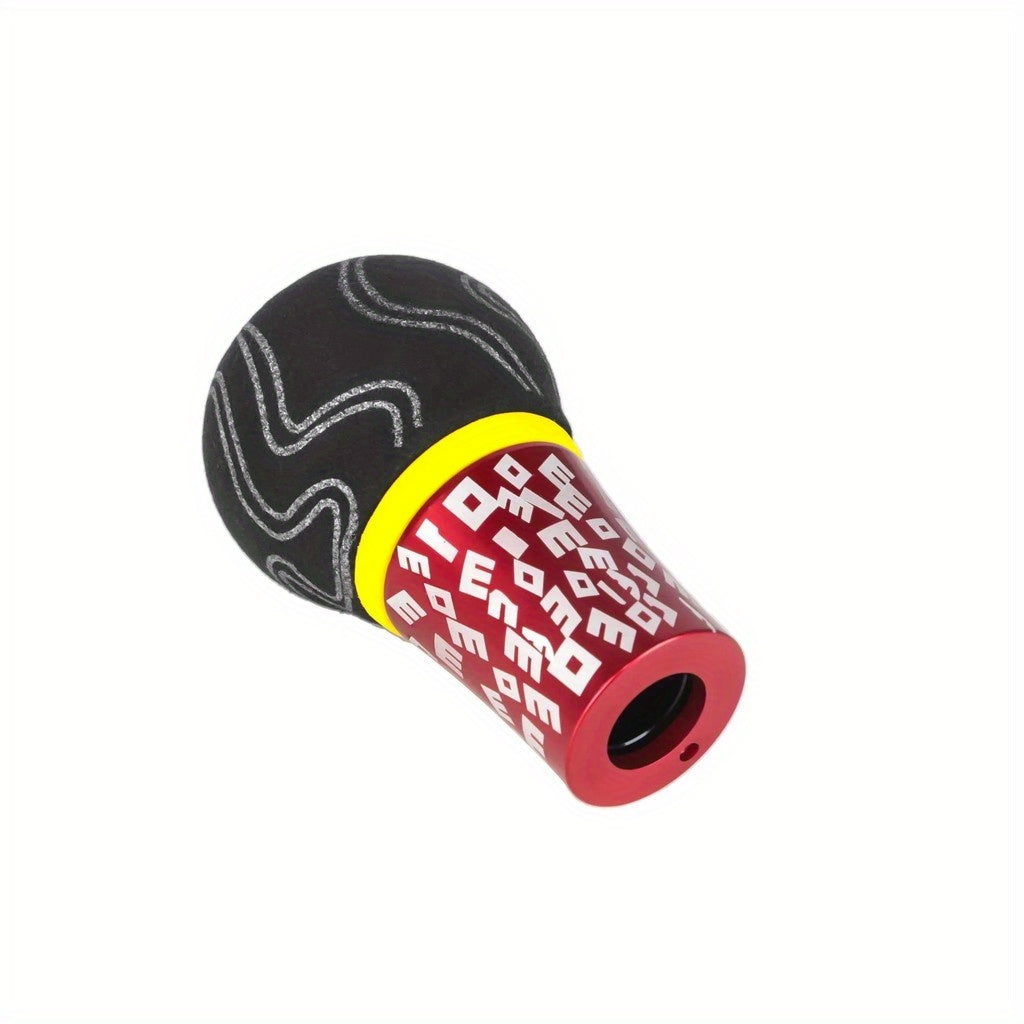 Car Aluminum Manual Gear Shift Knob Graffiti Style Universal Refit Tool