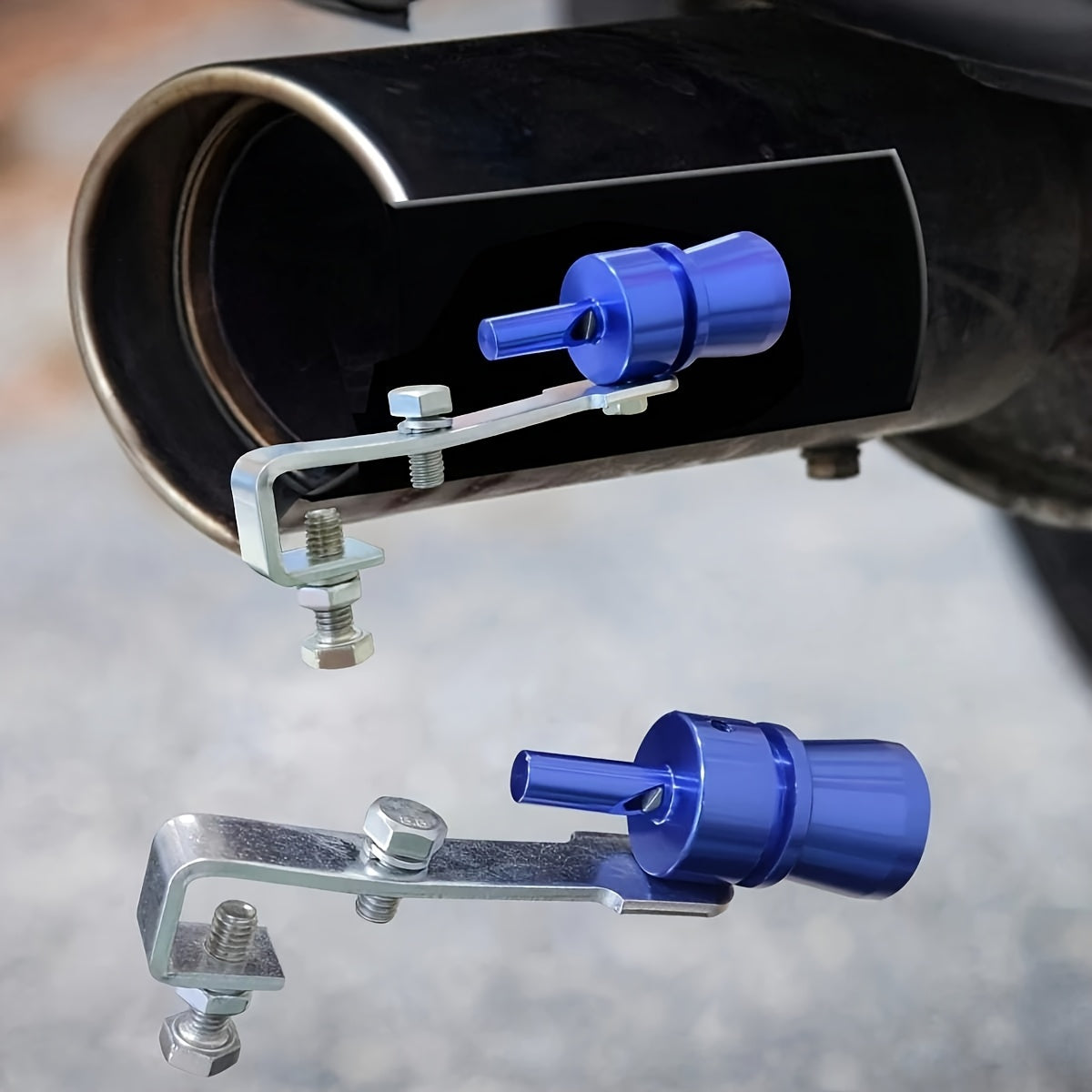 Universal Aluminum Alloy Turbo Whistle for Cars Trucks Motorcycles Exhaust Sound Enhancer