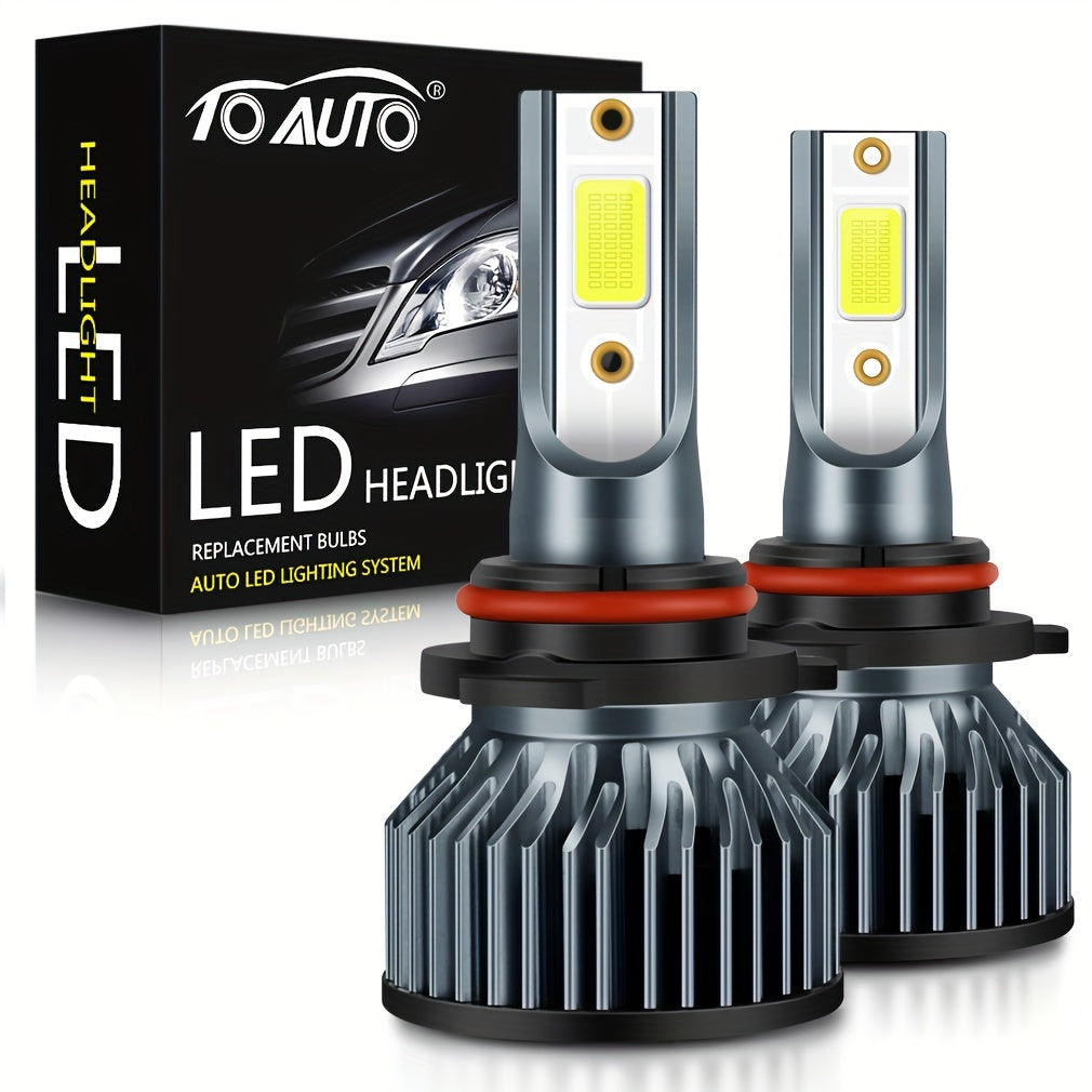 2pcs H4 LED Headlight Bulbs 6000K 40W for Car Headlights Fog Lights