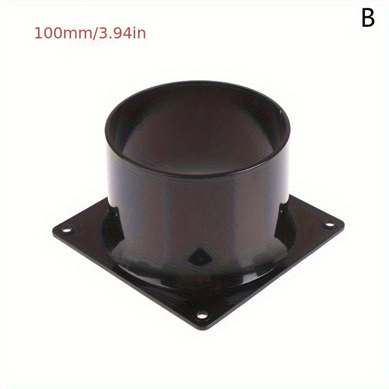 1 шт. ABS-муфта для стенового фланца 75/100/120 мм для вентиляционной трубы воздуховодов