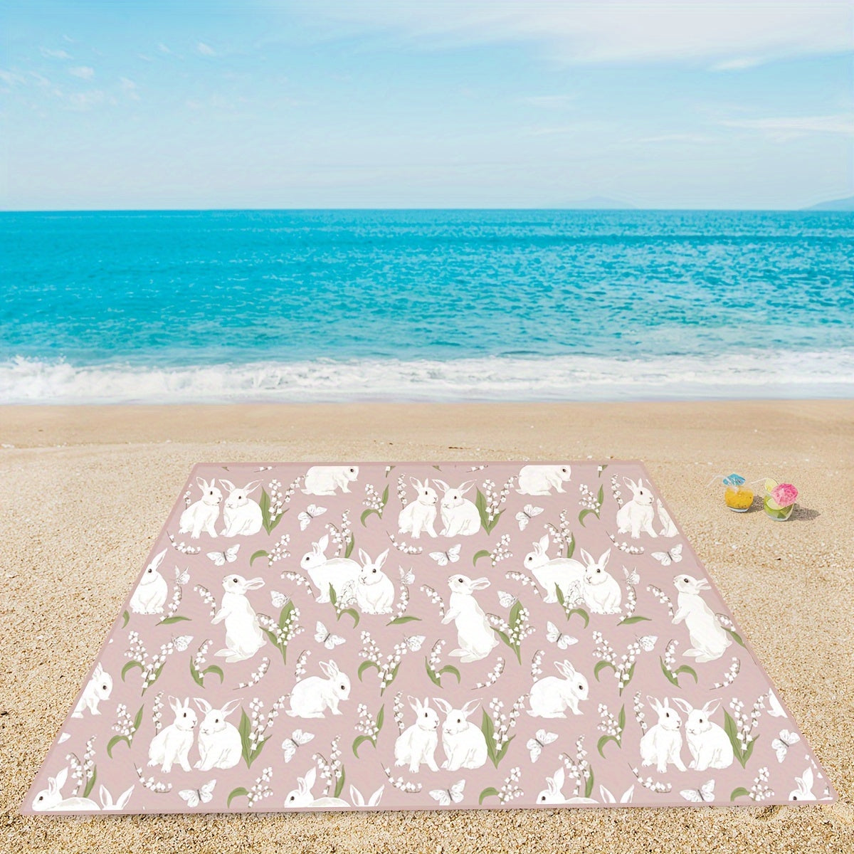 Kids Play Mat 109x109 cm Waterproof Non-Slip Foldable for Crawling and Play