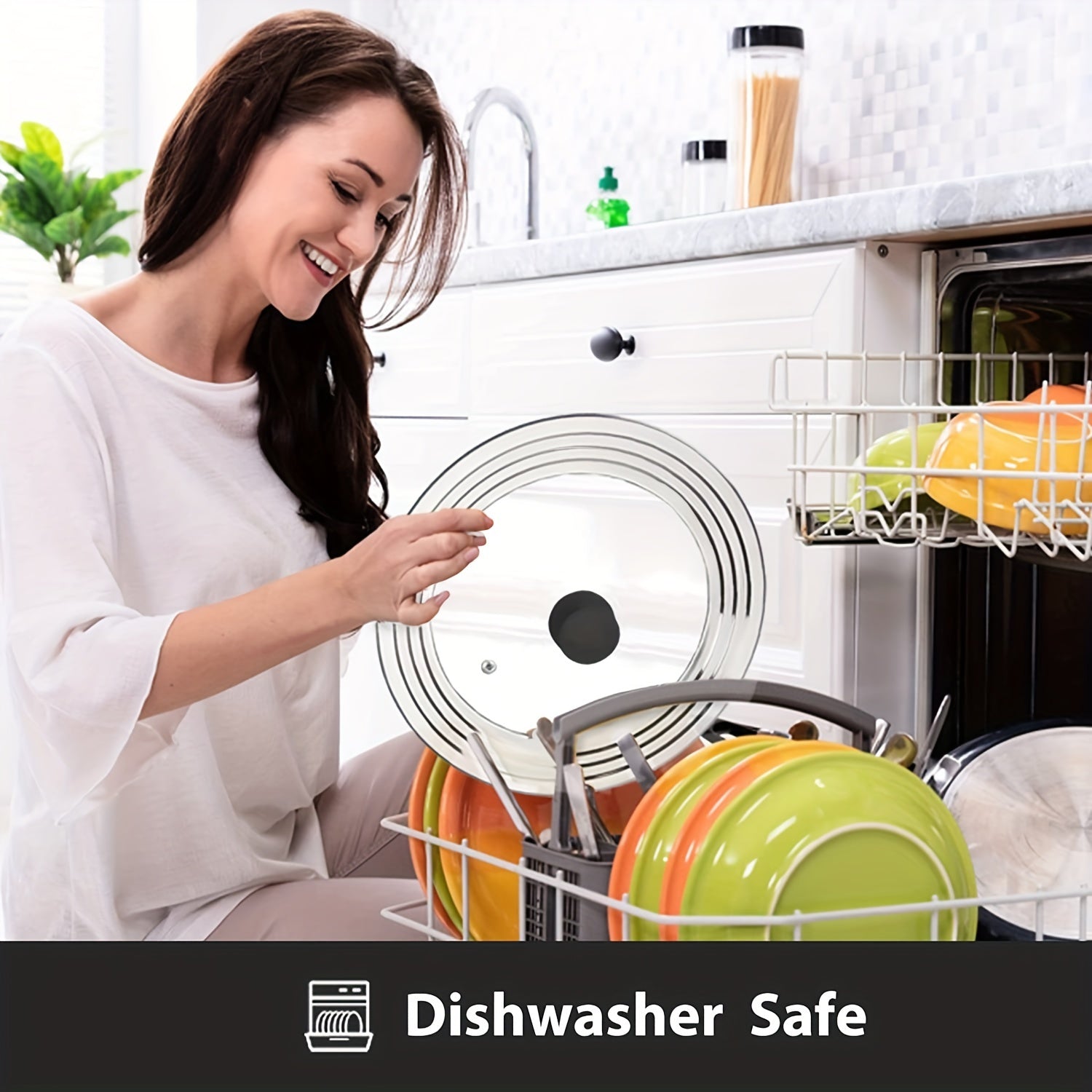 Tempered Glass Pot Lid for Pans and Skillets 21.6cm-38.1cm Replacement Kitchen Cookware Accessories