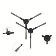 Replacement Side Brush Pack for Robot Vacuum Durable Plastic Nylon Bristles