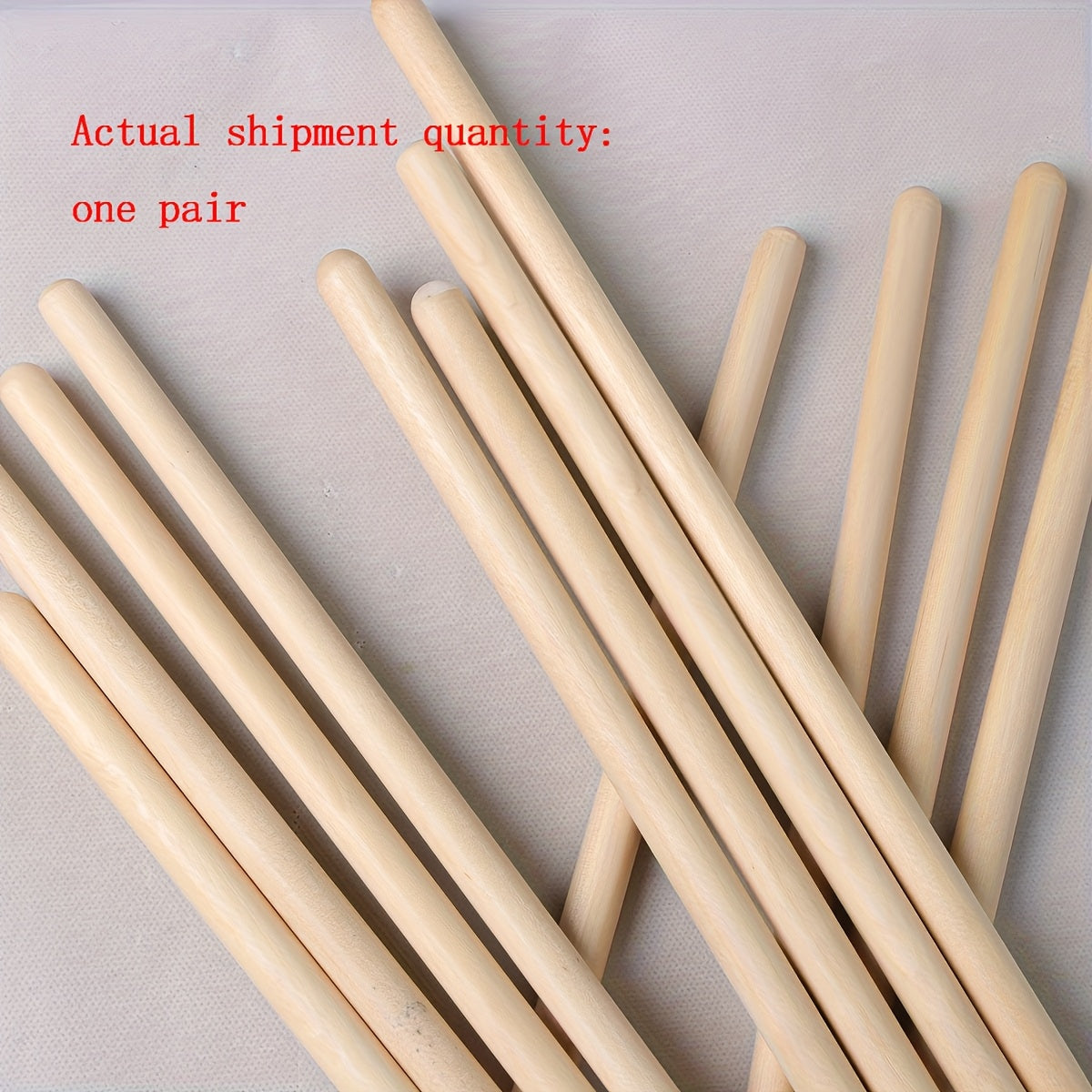 Maple Wood Drumsticks Tandem Set in Camel and Khaki Multiple Sizes