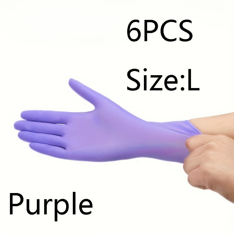 Одноразовые нитриловые перчатки многофункциональные водонепроницаемые противоскользящие для мытья посуды и уборки