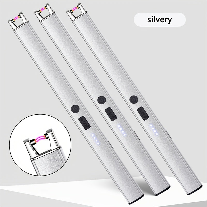 Qayta to'ldiriladigan elektr arc yondirg'ich to'plami shamolsiz sham candle gaz pech barbekyu