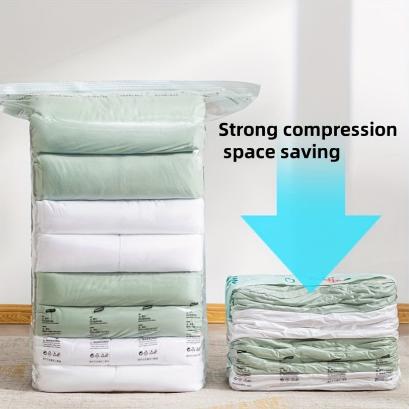 Plastic Vacuum Compression Bag for Clothes Bedding Lightweight Home Use