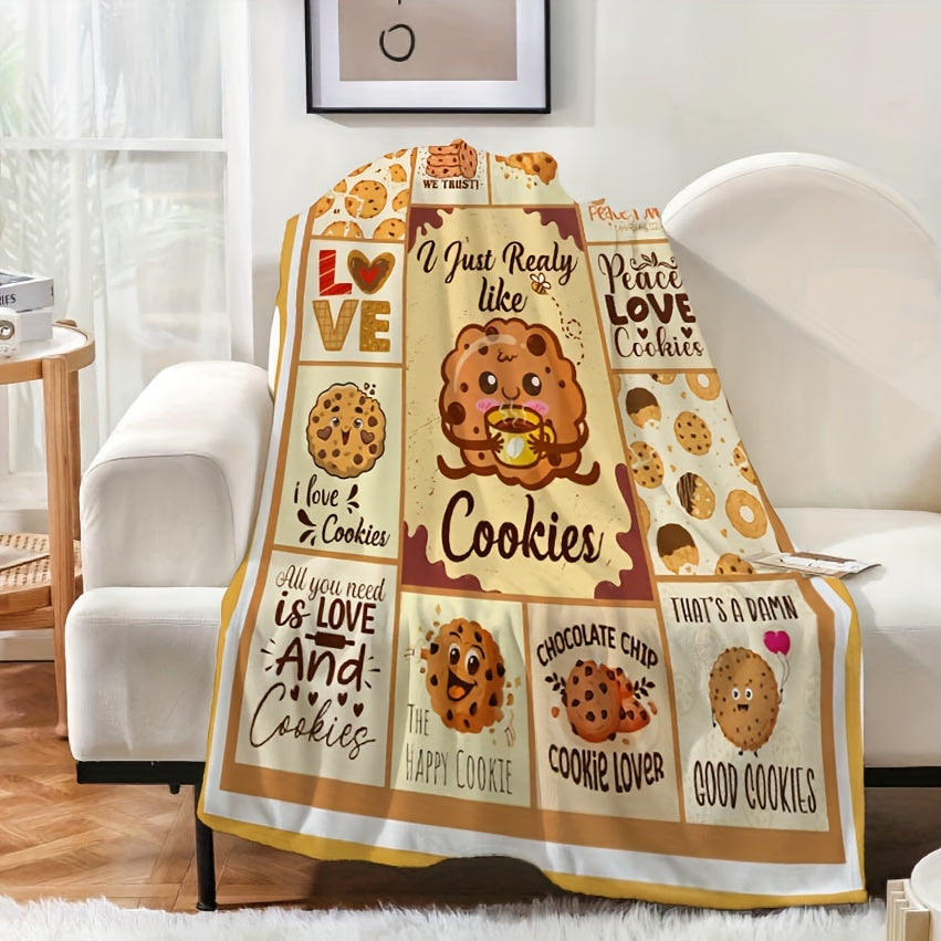 Reversible Flannel Fleece Throw Blanket Soft Lightweight for All Seasons