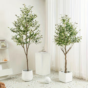 Indoor Olive Tree Assembly Disassembly Simulation Plastic Floor Decor for Home