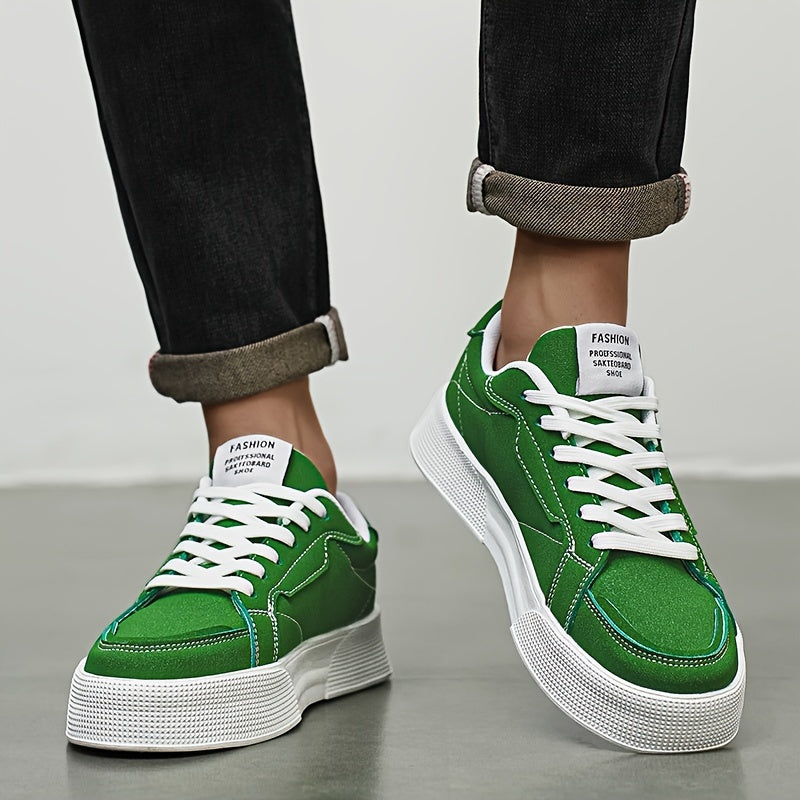 Erkaklar uchun qora va oq pastki qismlari bog'ichli, tasodifiy sport poyabzallari, tasodifiy, yugurish va har kuni kiyish uchun mos kauchuk taglik bilan.