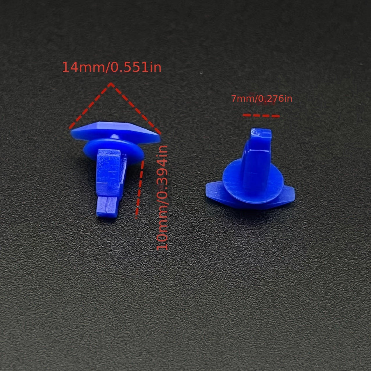 100-Piece Automotive Seal Strip Fasteners Plastic Clips for Weatherstrip and Body Moulding