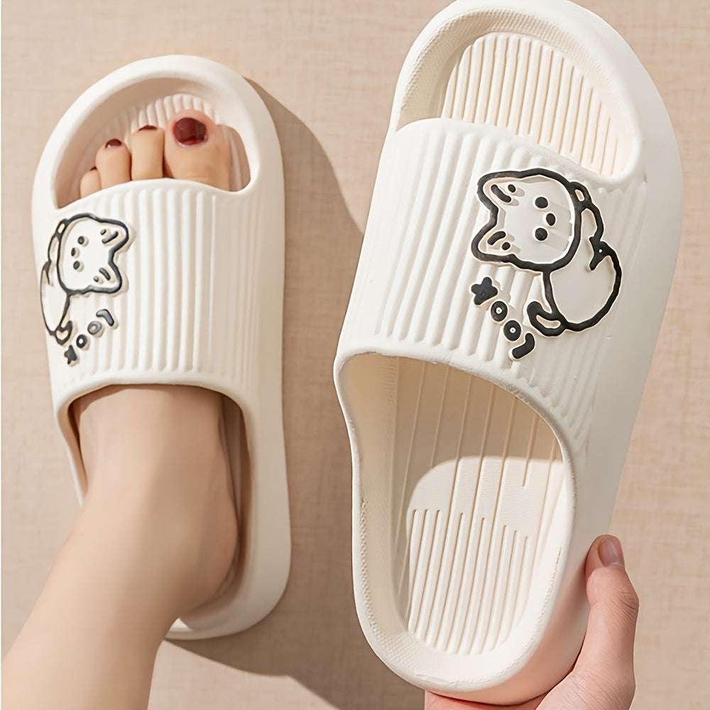 Unisex Indoor Slippers Anti-Slip Four Seasons Comfortable Bathroom Slippers