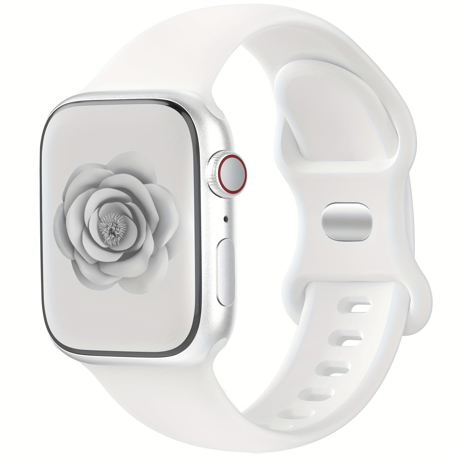 Set of Sports Silicone Wristbands for Apple Watch 38mm-49mm Compatible with Series 9 to 1 SE Men Women