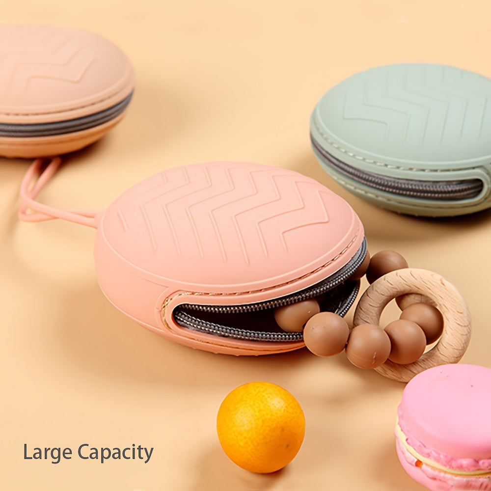Silicone Pacifier Case Holder Travel Pouch BPA-Free Storage for Silicone Pacifiers