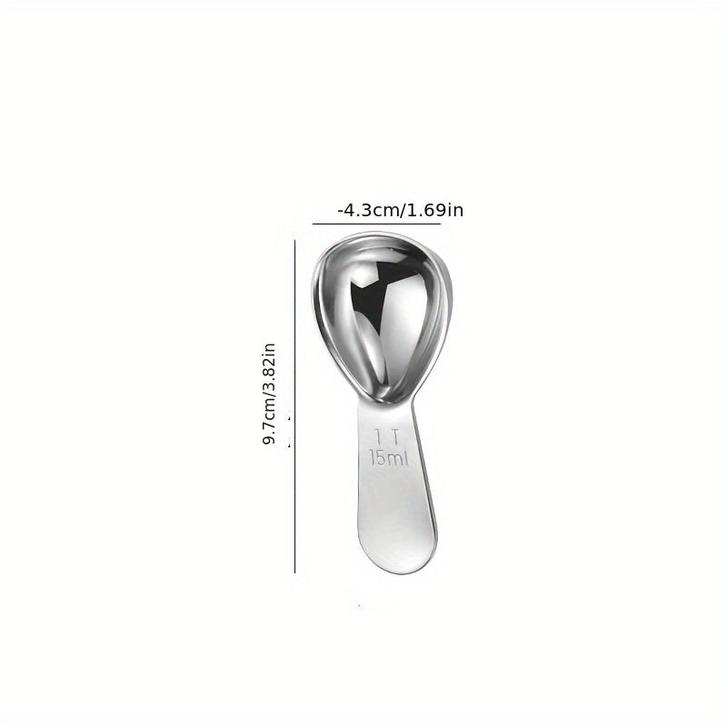 Stainless Steel Coffee Measuring Spoon 30ml Capacity for Milk Powder and Baking