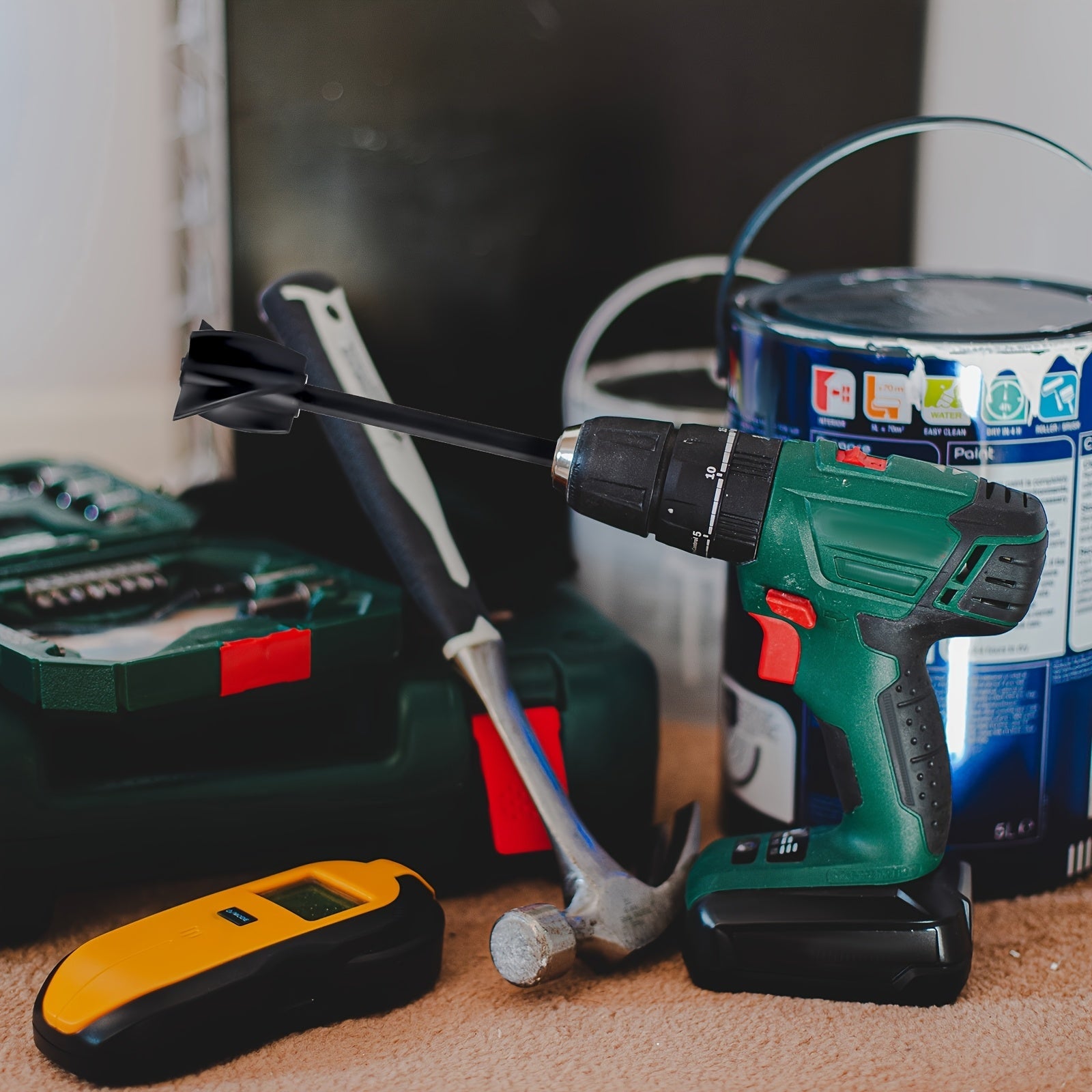 Juego de 6 varillas de mezcla de resina para mezcladora eléctrica de mano para proyectos de resina dura