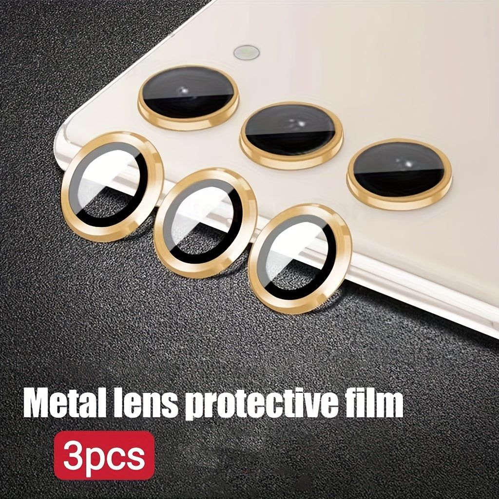 Anillos protectores de lentes de cámara de vidrio para modelos de las series Samsung A y S