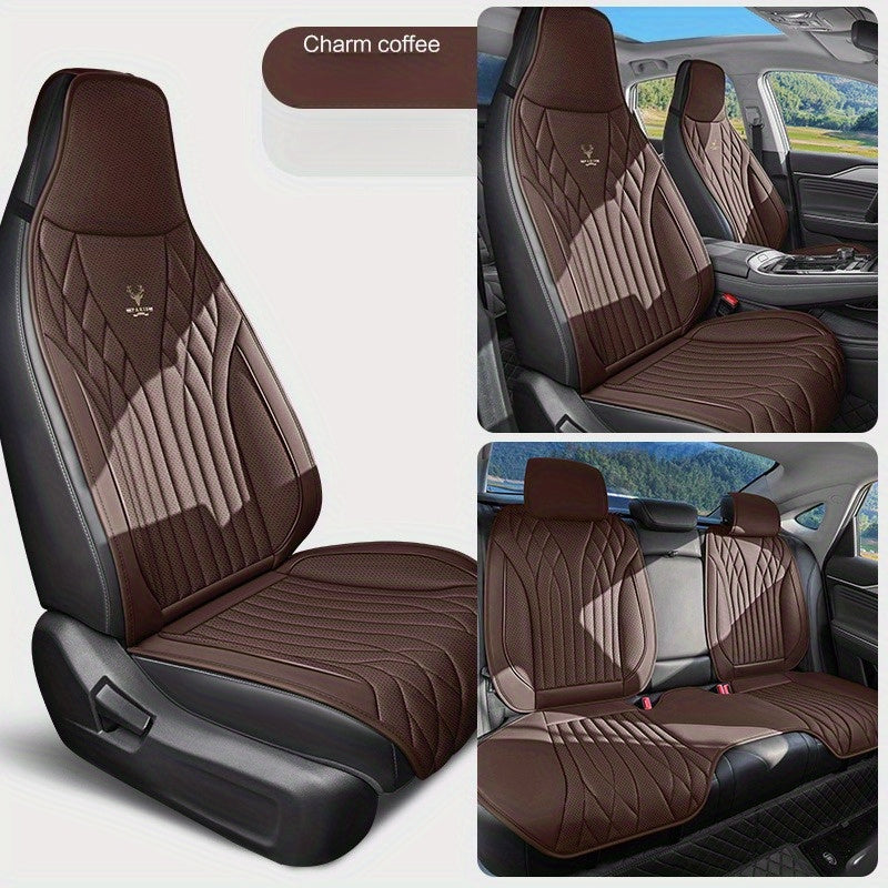 Full Set Of 5 Car Seat Covers Universal Fit Multiple Colors Easy Install