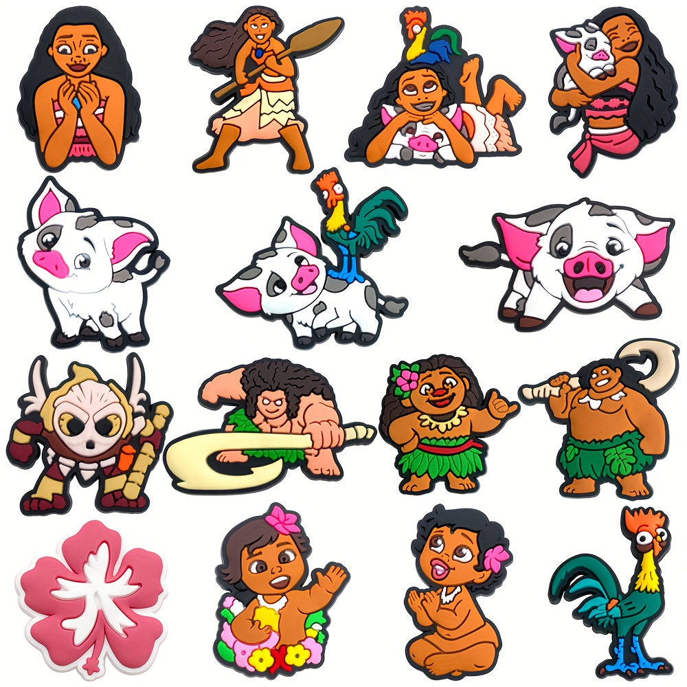 Girls Shoe Charms 46pcs PVC Ice Princess Frozen Ocean Accessories