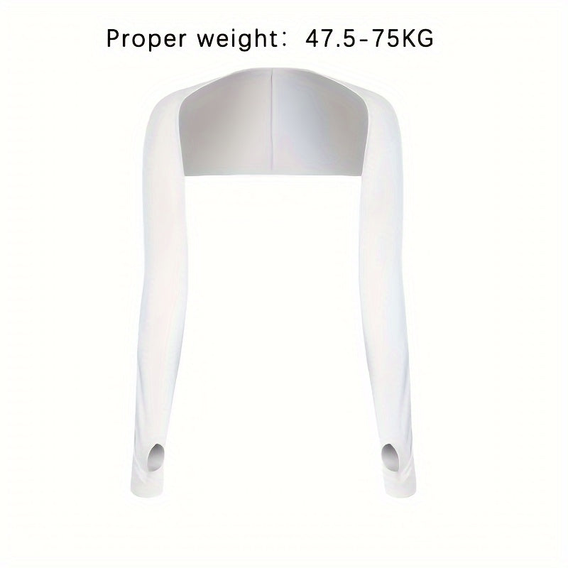 Ayollar uchun UV himoyali quyosh qoʻli bilan uzun qoʻlqopli shalvli yozda golf oʻynash uchun