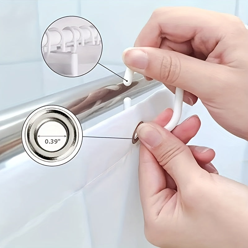 Qorong‘u jigarrang gradient dush pardasi, asal honeycomb tekisligi bilan, suv o'tkazmaydigan mato, hammom uchun dekor, tutqichlar bilan birga