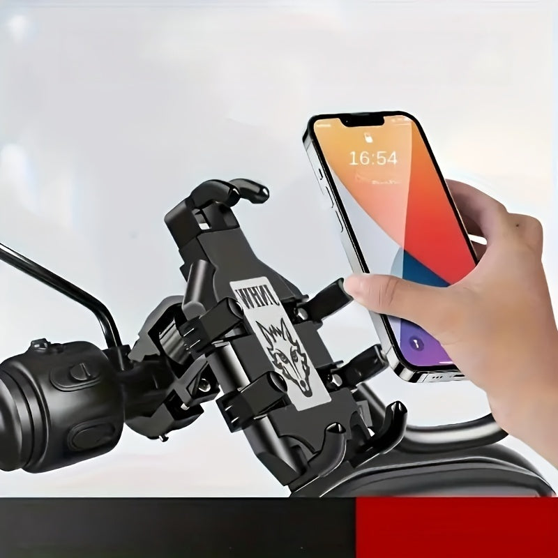 Motorcycle Bicycle Phone Holder Universal Adjustable Navigation Bracket