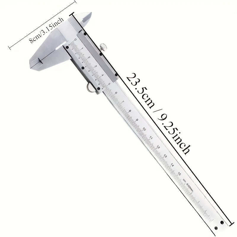 Одноместный нержавеющий штангенциркуль для DIY-проектов, без батареек