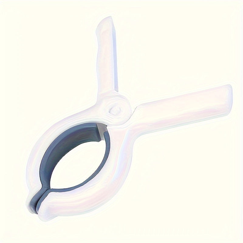 Juego de 6 pinzas de plástico grandes a prueba de viento para secar ropa y ropa de cama al aire