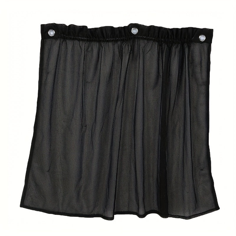 Car Sunshade Curtain Black Mesh Side Barrier for Sedan Truck Van