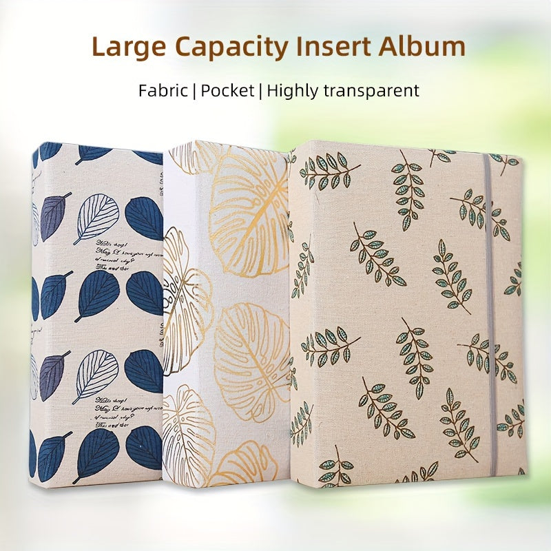 Фотоальбом на 200 карманов, 15,24 см, завязанный веревкой - Идеально для детей, семей, пар, студий - Отличный подарок на Хэллоуин, День благодарения и Рождество