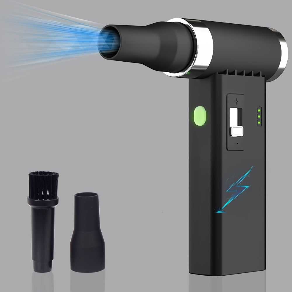 Cordless Rechargeable Electric Air Duster with Infinite Speed Control Up to 110000 RPM for Cleaning Electronics and Home