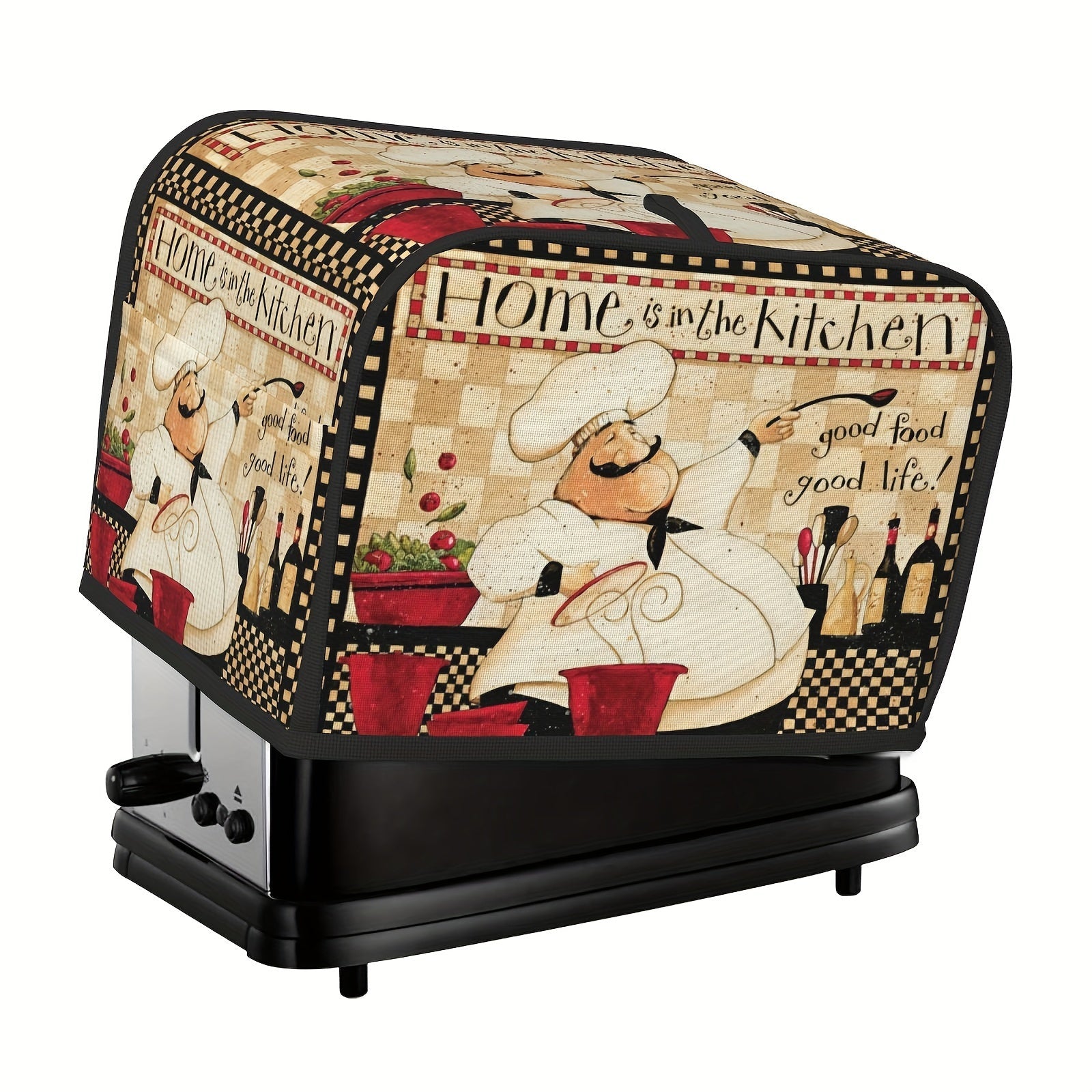 2-Slice Toaster Cover Dustproof Grease Resistant Machine Washable Appliance Protector