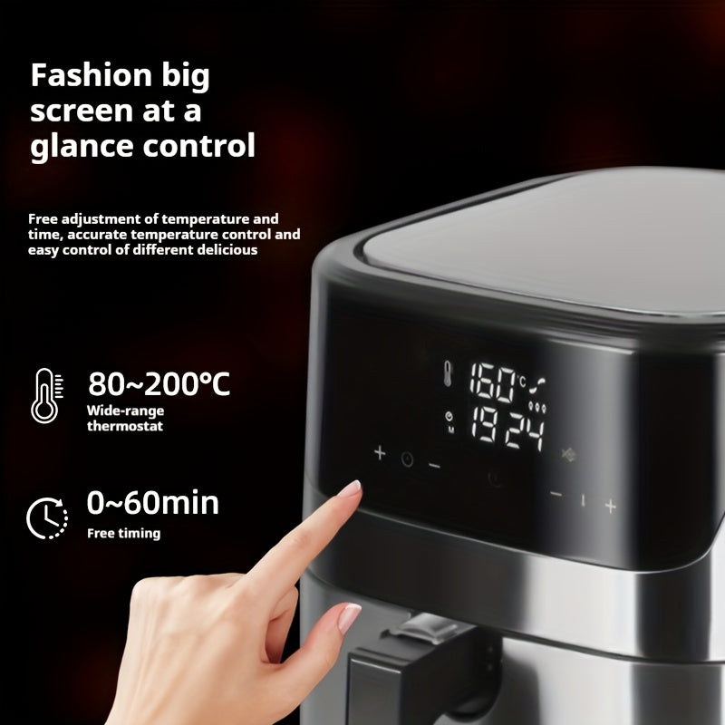 12.5L Dual Basket Air Fryer with Sync & Match Cooking 8-in-1 Smart Menu