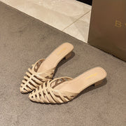 Women's Anti-Slip High Heels Platform Dress Shoes with Cushioned Insole