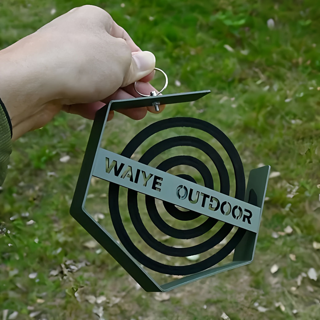 Outdoor Camping Mosquito Coil Tray Hanging Holder Mosquito Repellent Tool