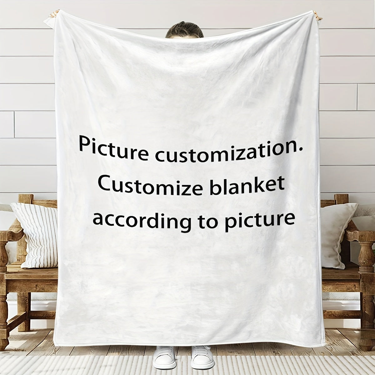 Maxsus Rasm Flanel Yostiq Yumshoq Qulay Barcha-Mavsum Uchun Qaytarish Shaxsiylashtirilgan Sovg'a