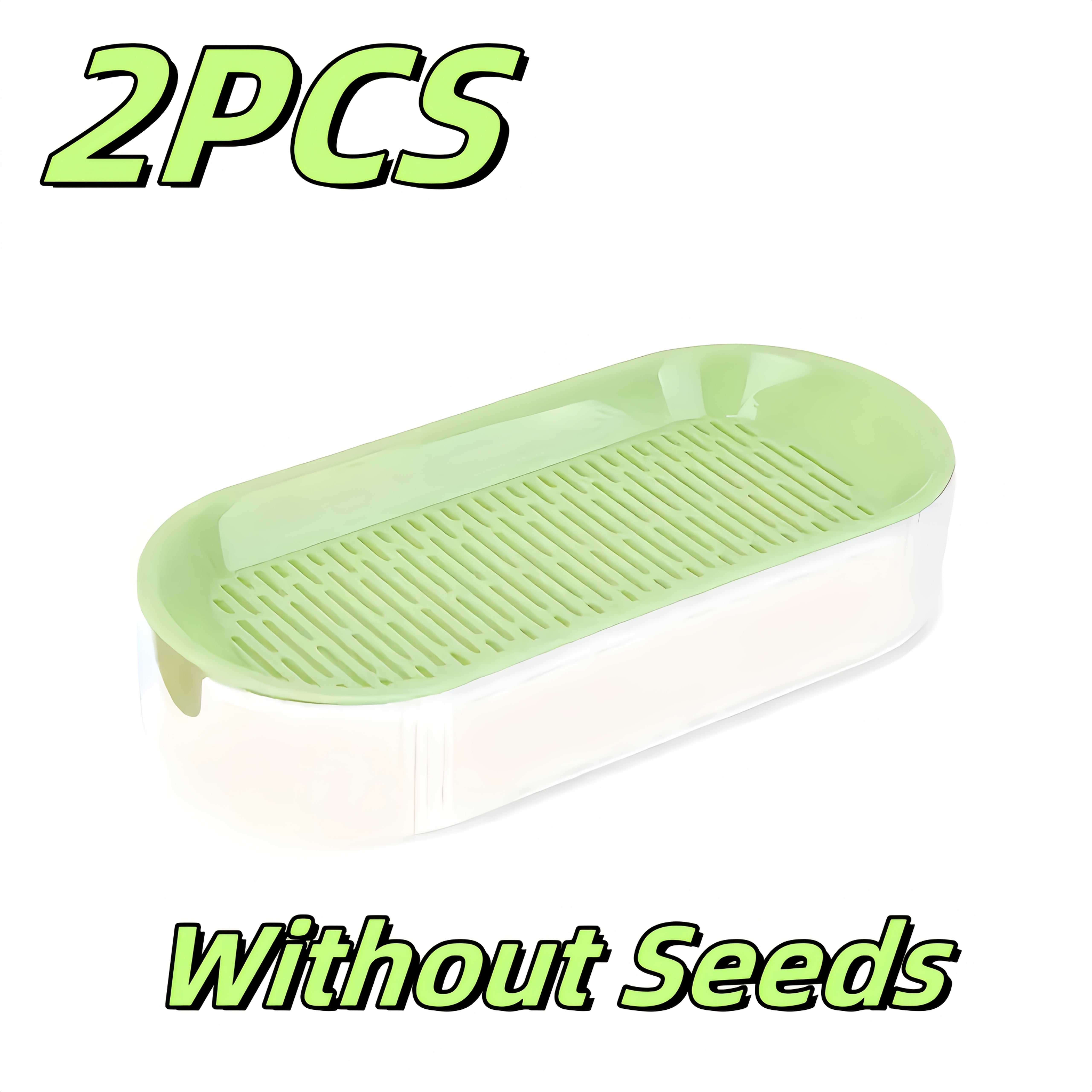 Hydroponic Catgrass Planter Kit Plastic No Battery Durable Growing Fresh Cat Food