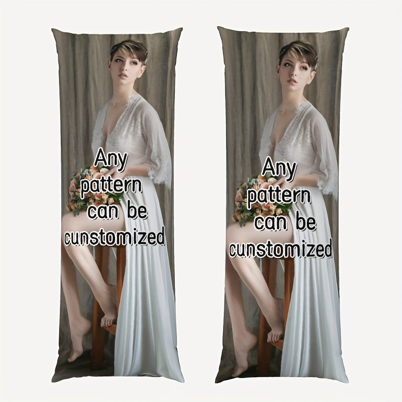 Funda de almohada personalizada para cuerpo con foto 50.8x137.2 cm, felpa corta, temática anime, funda de almohada personalizada