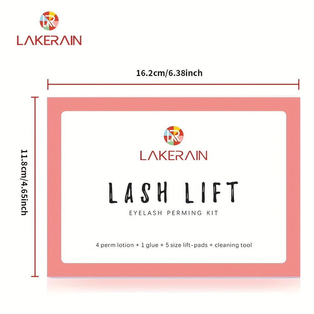 Kit de permanente de pestañas, rizador y laminado Pink Lash Curl con colágeno