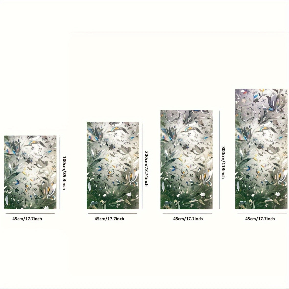 Privacy Window Film Static Cling One Roll for Office and Home Privacy Decor