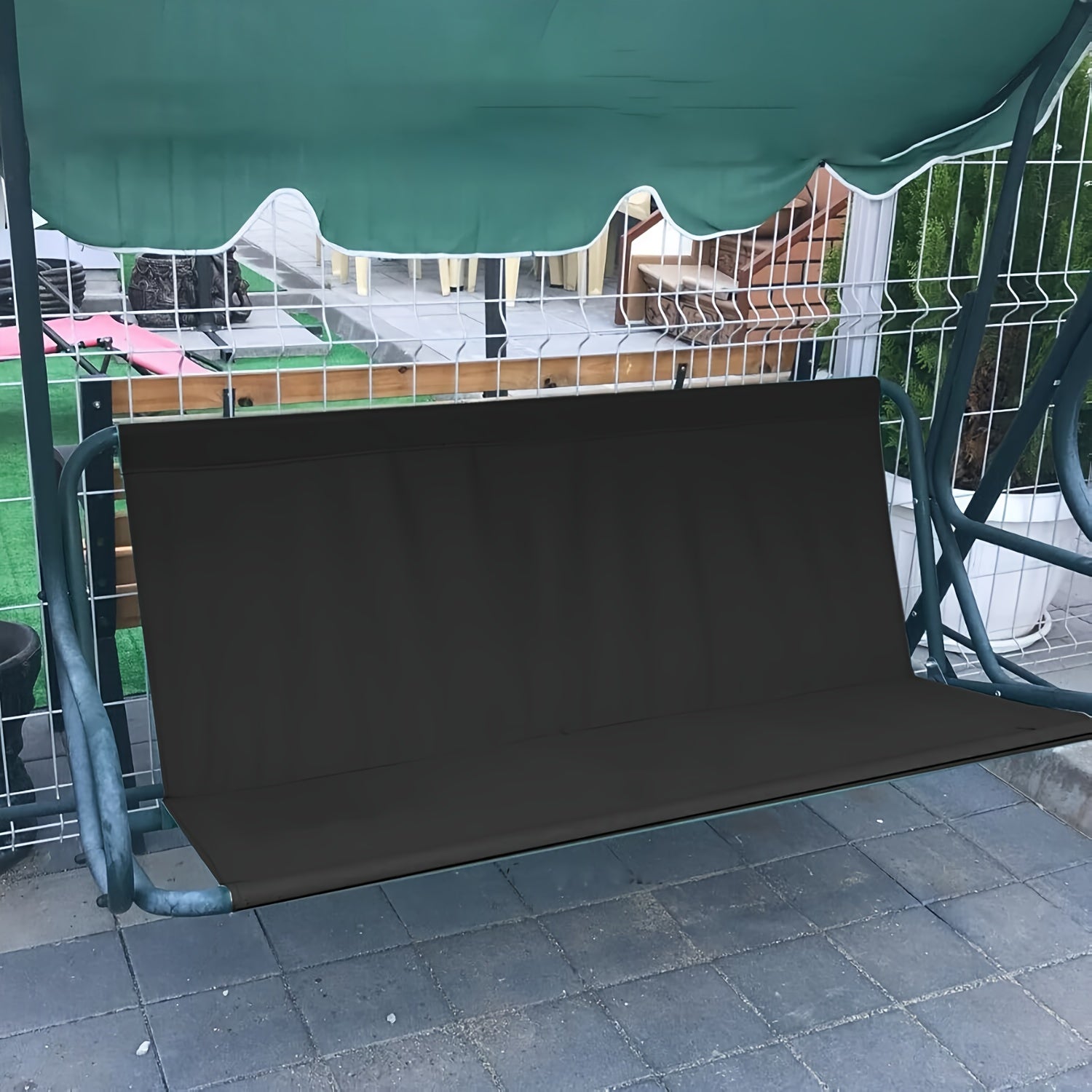 Qora suv o'tkazmaydigan tashqi osma stul qopqog'i, bardoshli bog' mebelini himoyalovchi