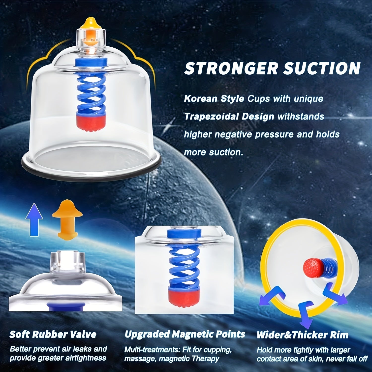 Cupping Massage Set for Muscle and Joint Pain Relief Professional Therapy Equipment