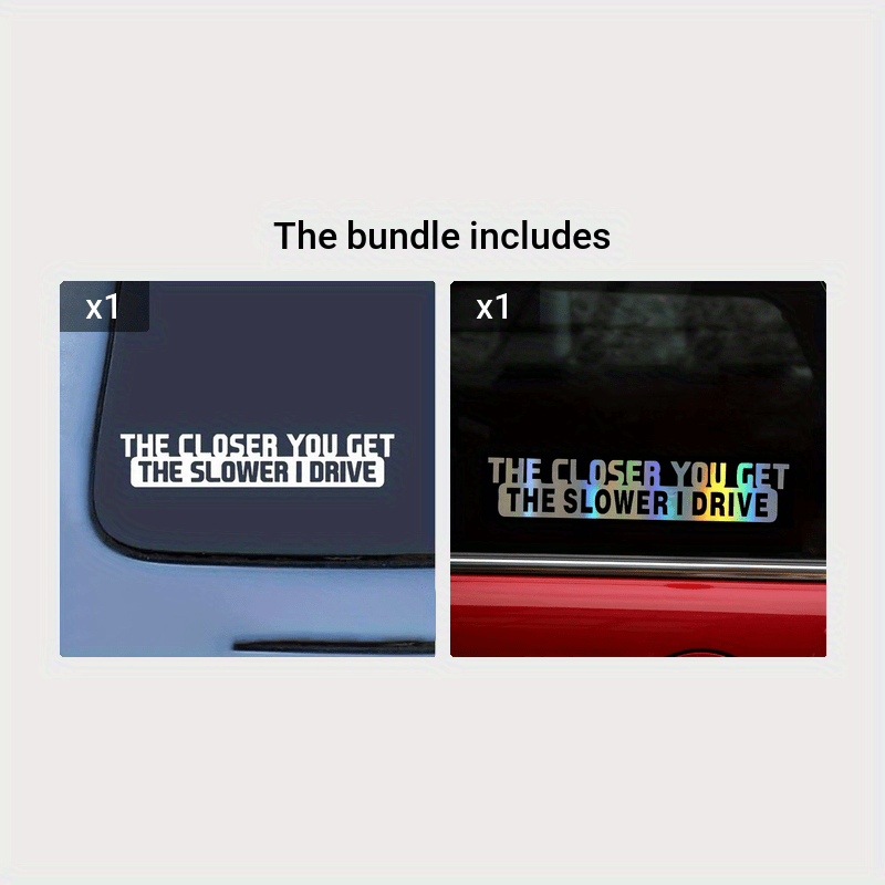 Funny Car Sticker Bumper Decal Window Car Accessory