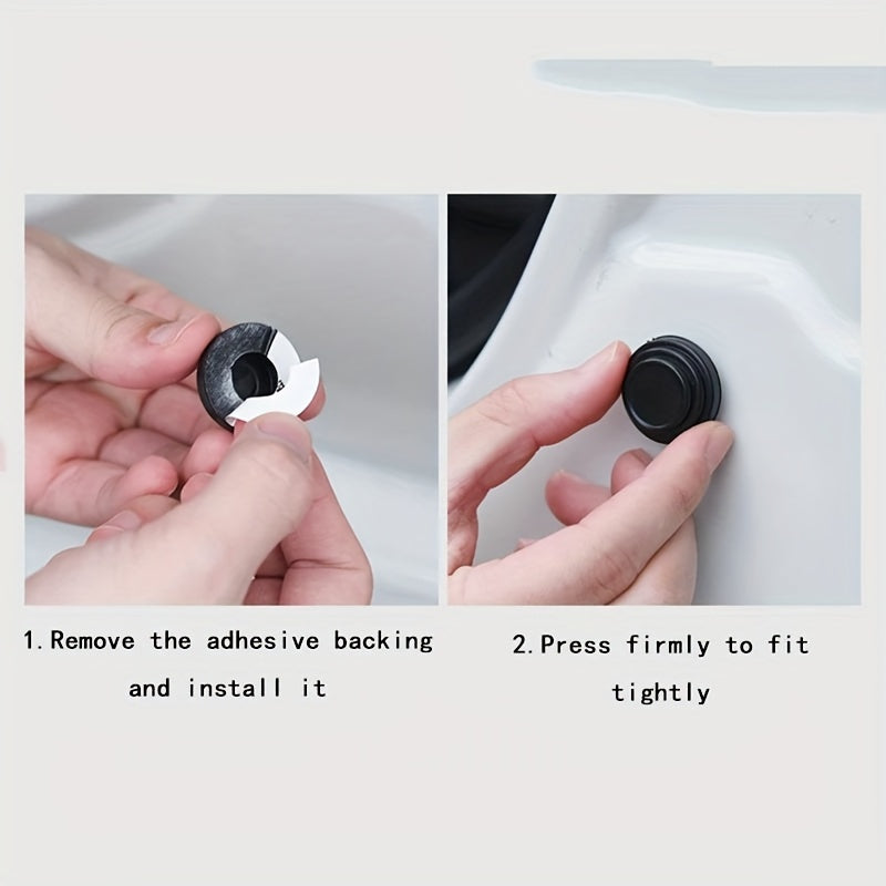 10 dona Silikon Avtomobil eshigi bumper himoyachilari, to‘qnashuvga qarshi tamponlar, avtomobilni himoya qilish uchun