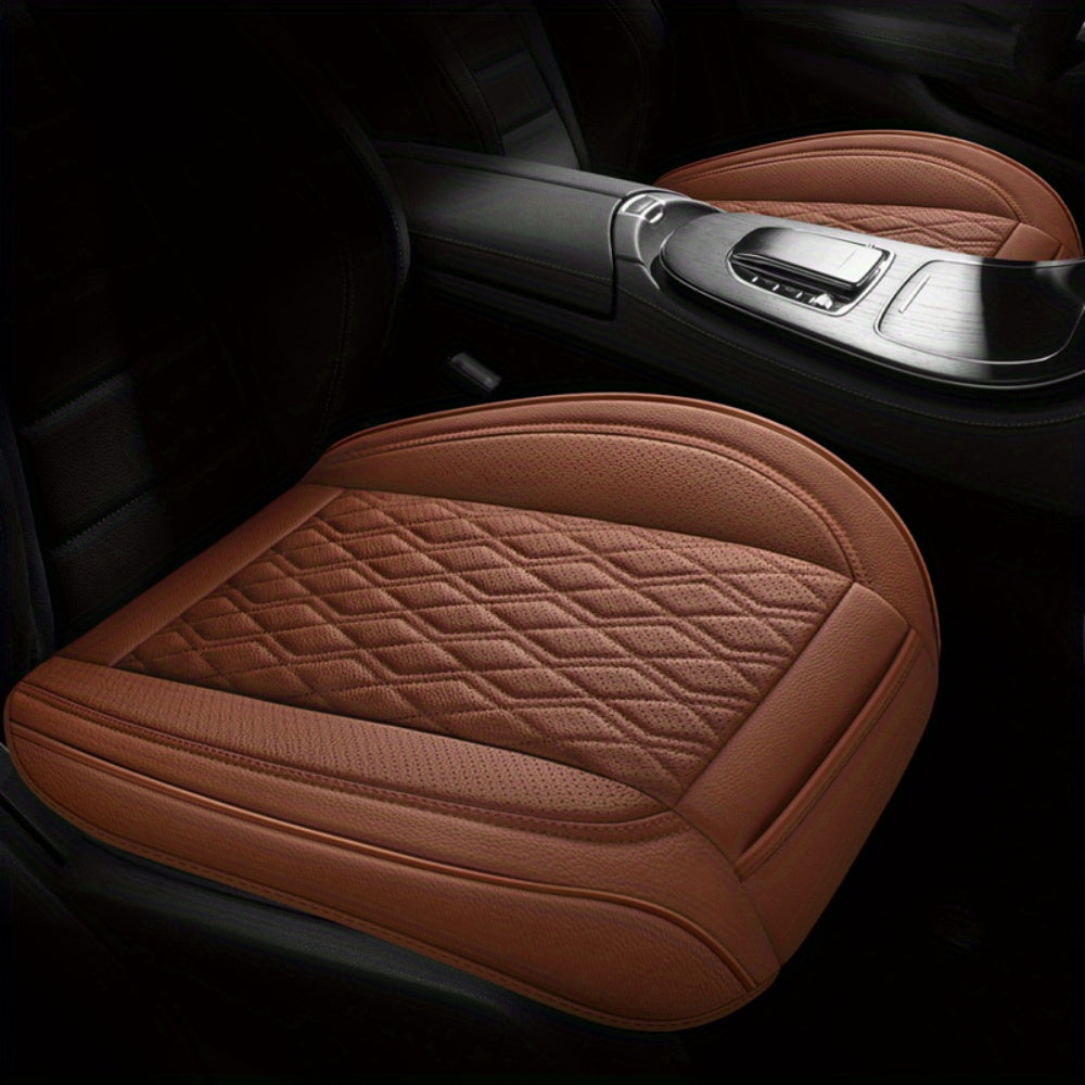 Yellow Car Seat Cushion Front Single Seat Breathable Non-Slip All-Season