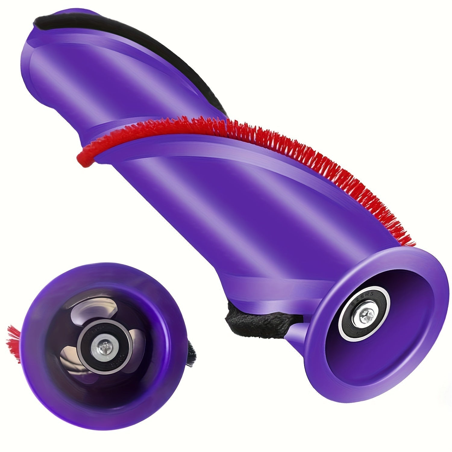 Dyson V10 simsiz changyutgich uchun almashtirish rolik cho'tkasi, mustahkam binafsha rangda - 3-tishli drayv bilan mos keladi, oson ulanish dizayni va samarali pol tozalash uchun qizil cho'tkalar bilan ta'minlangan. Simsiz changyutgich uchun mukammal.